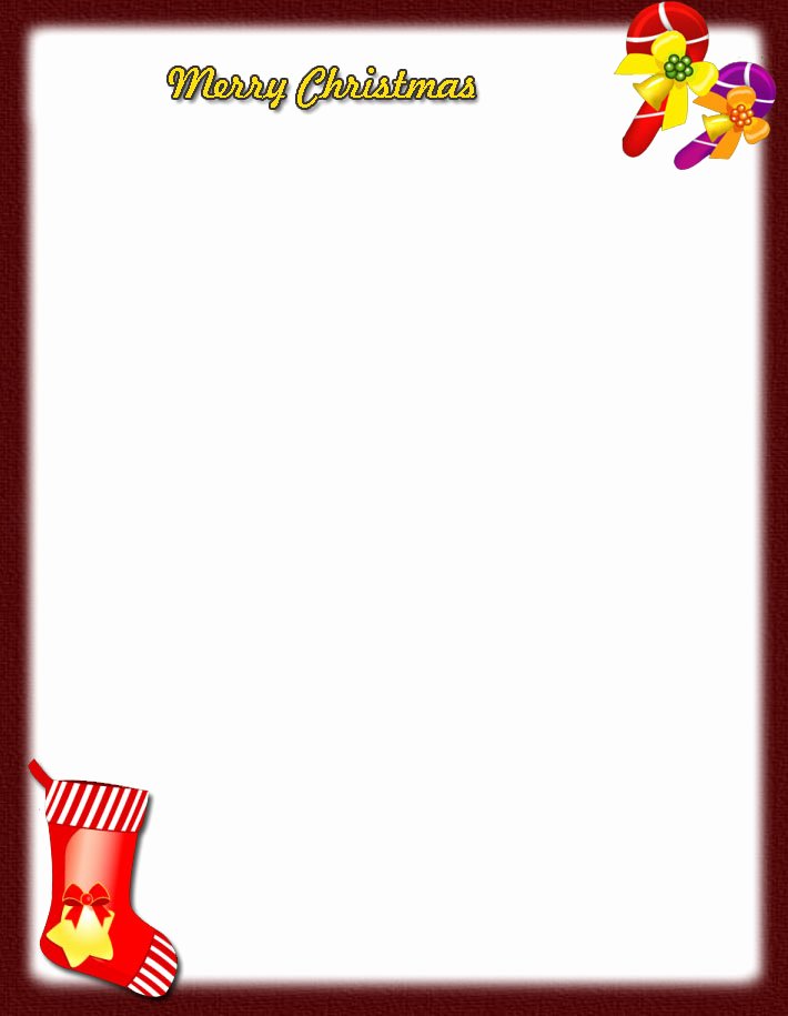 9 Best Of Printable Christmas Letter Head Free