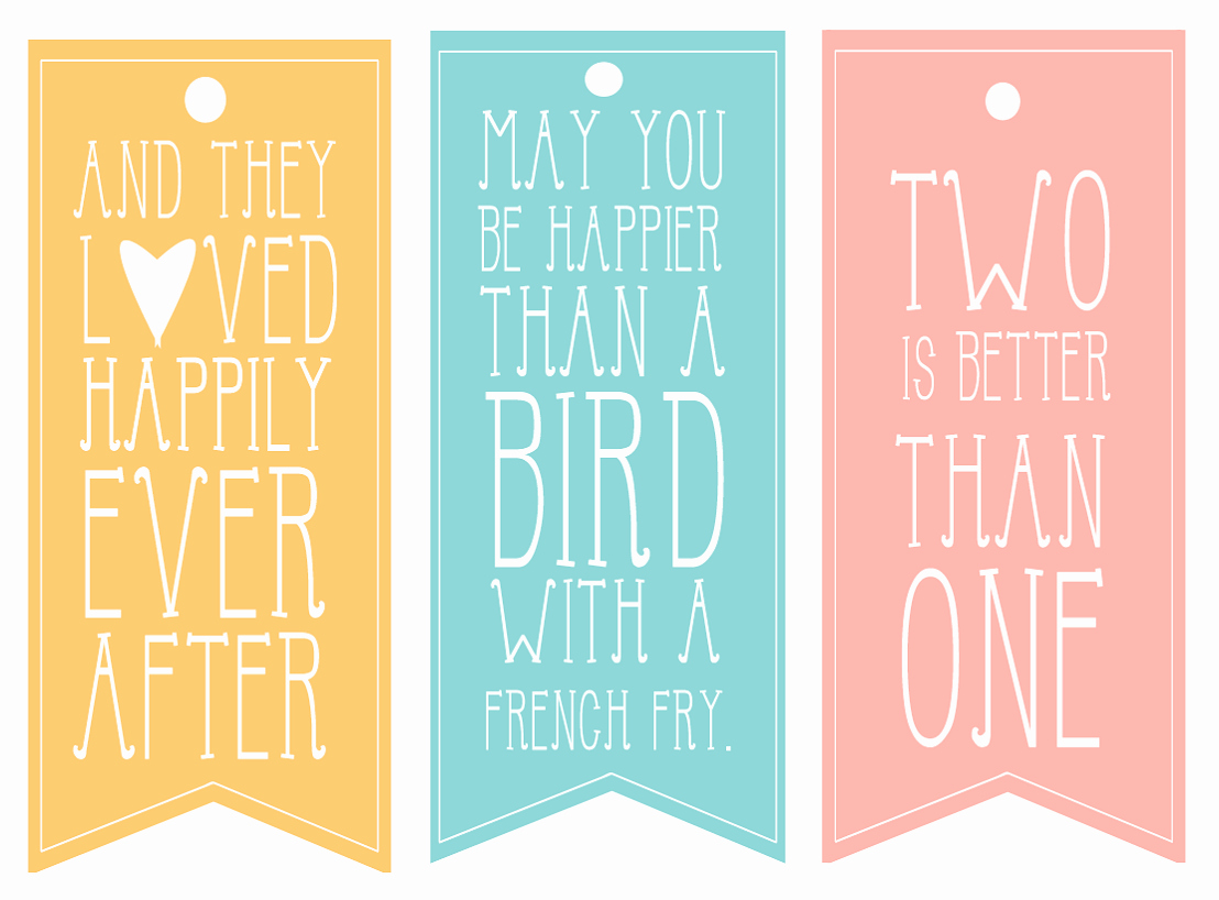9 Best Of Printable Wedding Tags Template Free