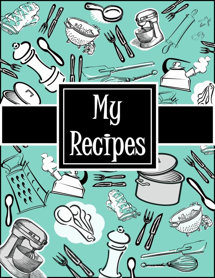 9 Best Of Recipe Binder Printables Cover Page Clip