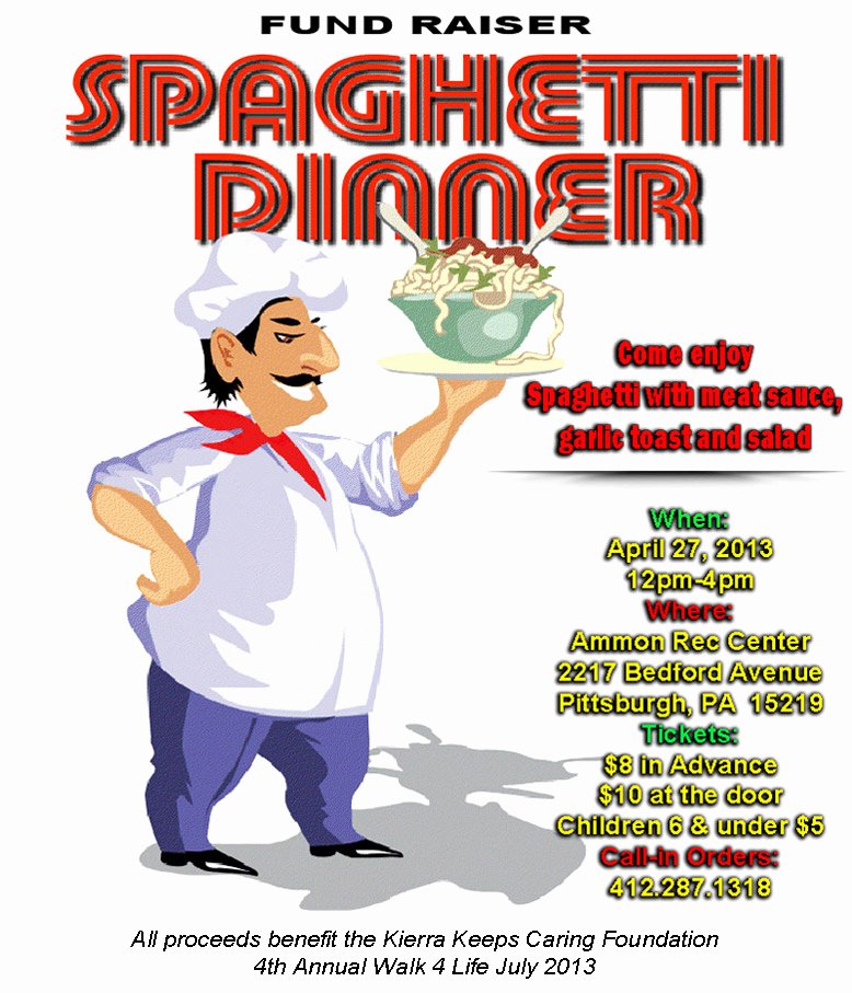 9 Best Of Spaghetti Dinner Flyer Clip Art