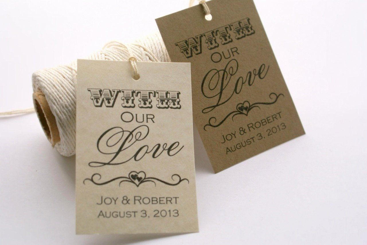 9 Best Of Wedding Favor Tags Printable Template