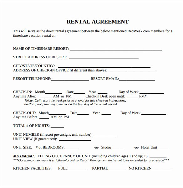 9 Blank Rental Agreements to Download for Free