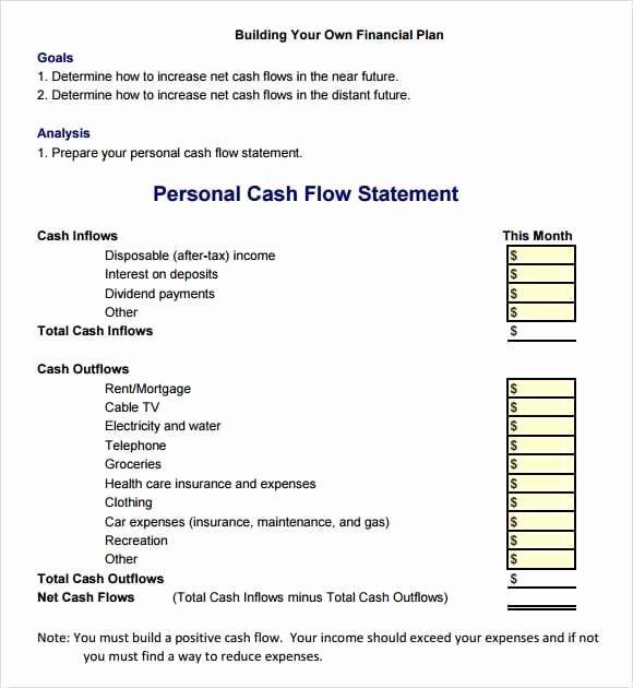 9 Cash Flow Excel Templates Excel Templates