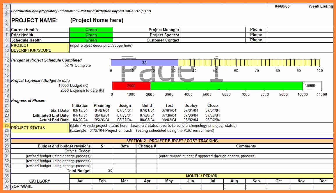9 Construction Project Progress Report Template