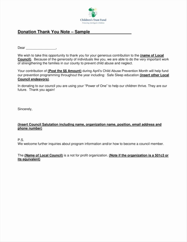 9 Donation Acknowledgment Letter Templates Free Word Pdf