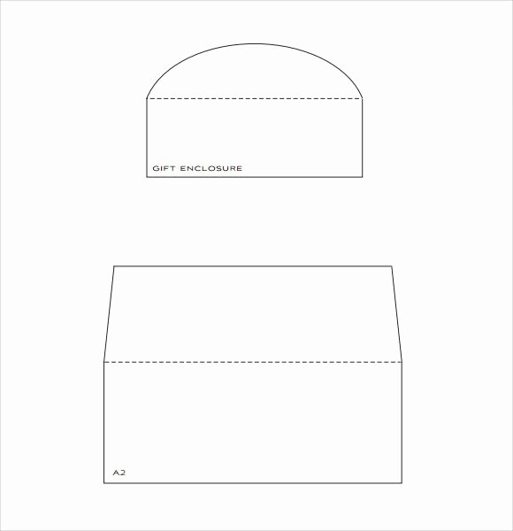 envelope liner template