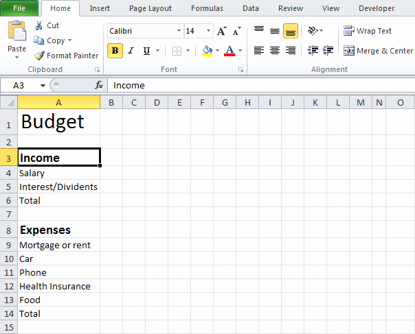 9 Excel Bud Worksheet Template Excel Templates
