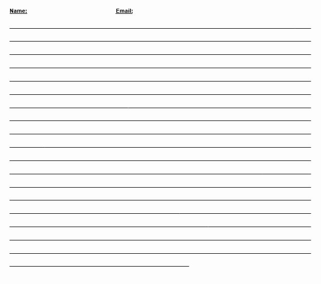 volunteer sign up sheet templates