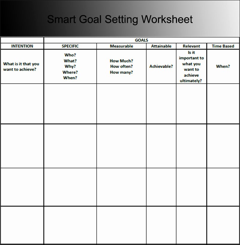 9 Goal Sheet Templates Free Pdf Word Excel formats