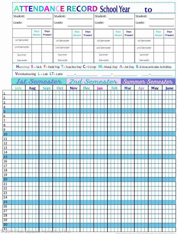 9 Monthly attendance Sheet Templates Excel Templates