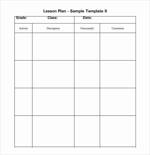 9 Music Lesson Plan Templates Download for Free