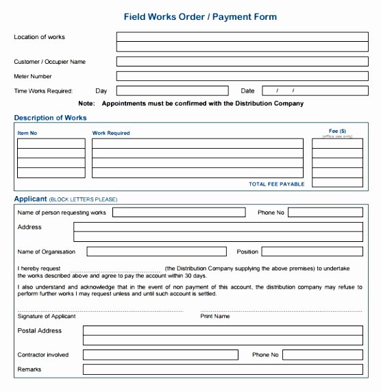 9 Production order form Template Ueapp