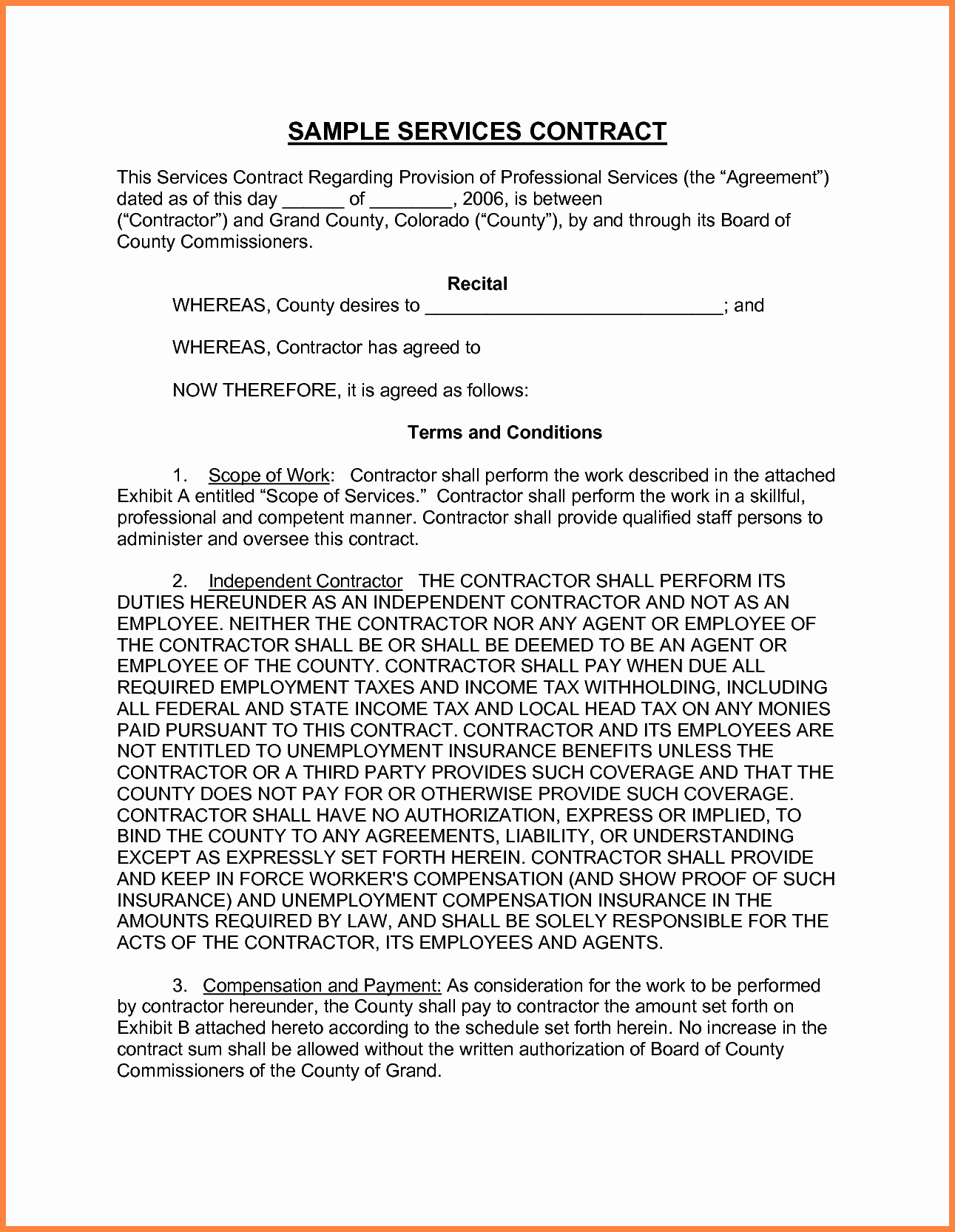 9 Professional Service Agreement Template