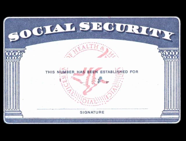 9 Psd social Security Cards Printable social