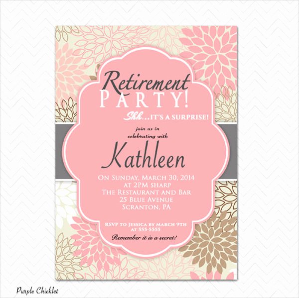 9 Surprise Party Invitation Free Sample Example