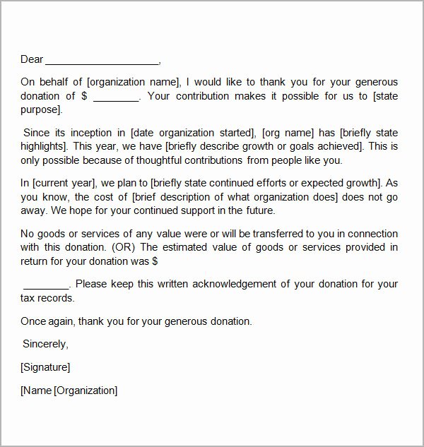 9 Thank You Letters for Donation Samples – Pdf Doc