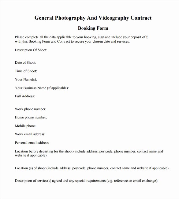 9 Videography Contract Templates to Download for Free