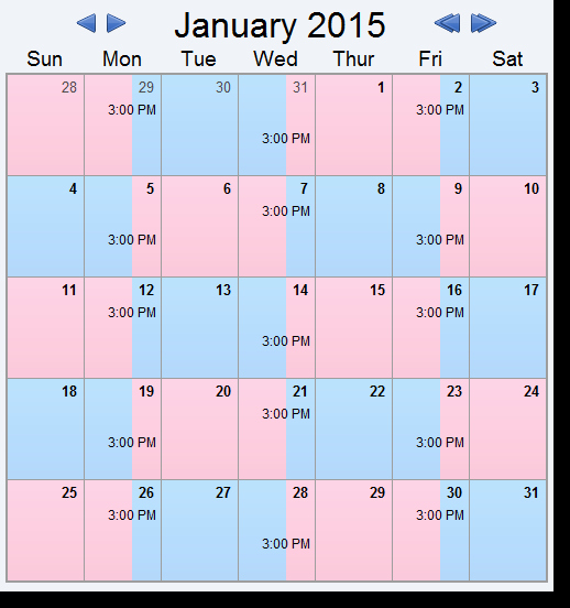 93 Visitation Schedule Template Parenting Calendar