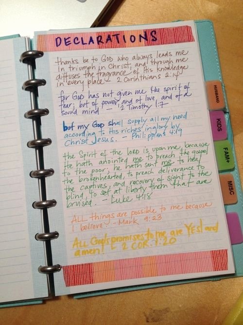 A Different Way to Prayer Journal Using Dividers Love the