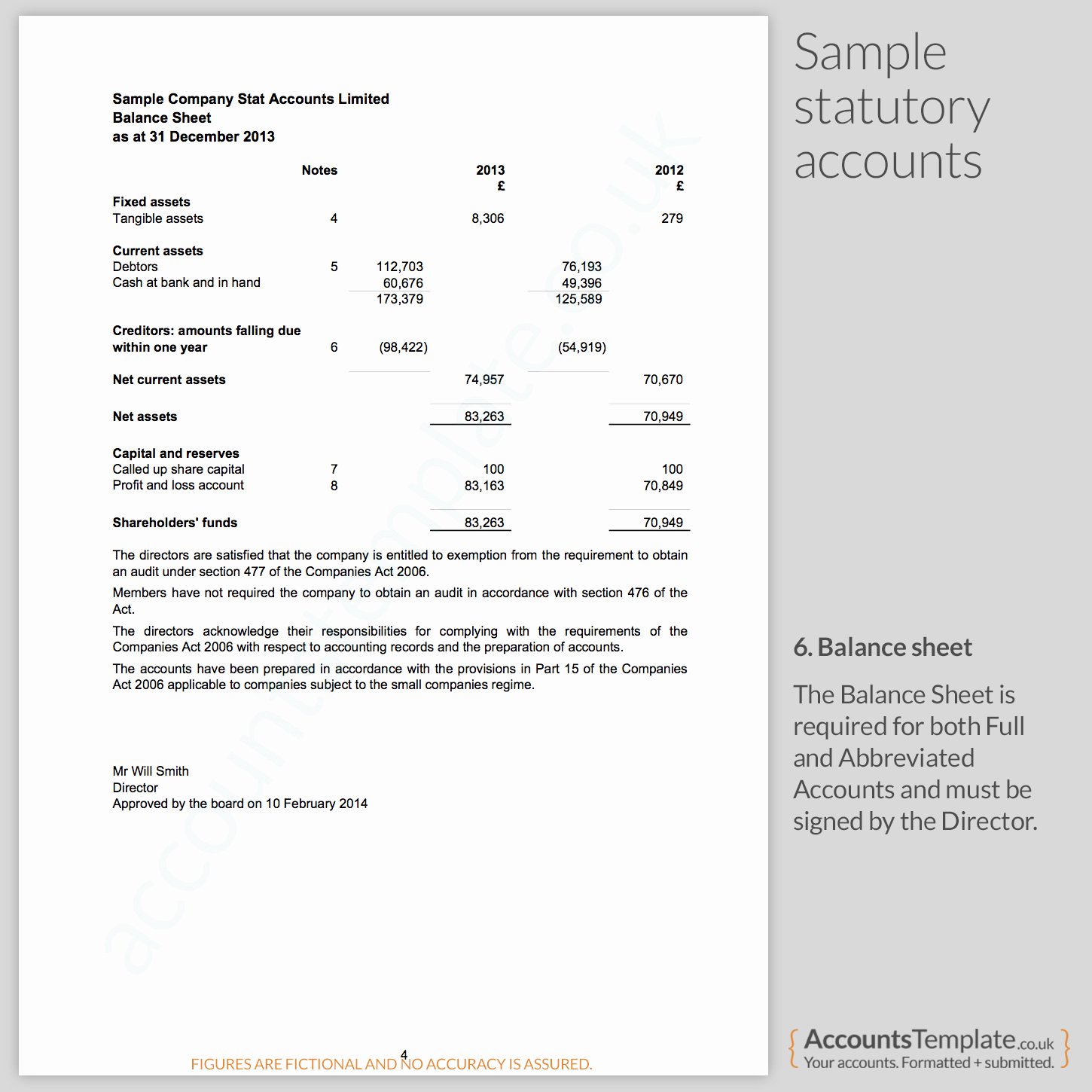 A Guide to the Statutory Accounts format
