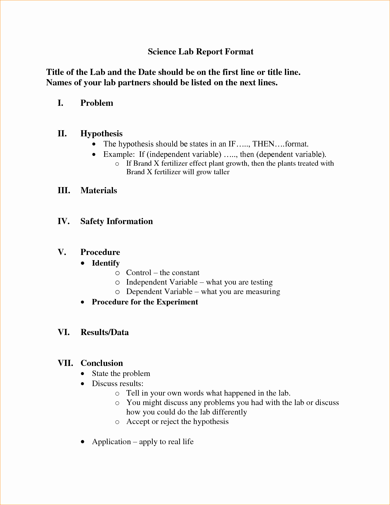 A Science Lab Report Business Proposal Templated