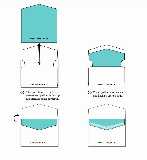 A6 Square Flap Envelope Template Full Version Free
