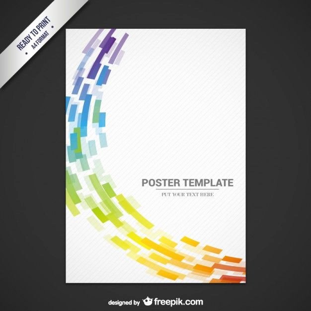 Abstract Flyer Template Free Vector Graphics