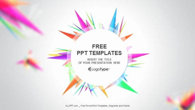 abstract triangle ppt templates