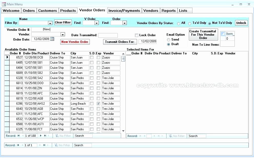 Access Database Templates Inventory Invoice Template Free