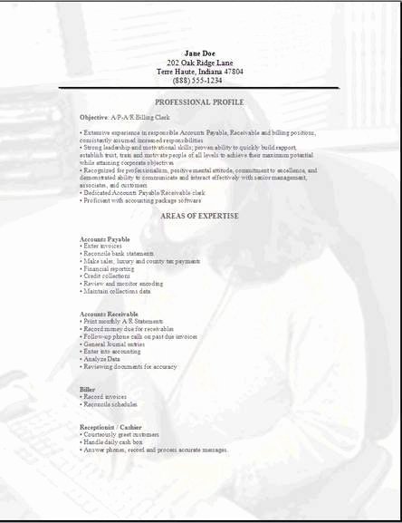 Accountant Clerk Resume Examples Samples Free Edit with Word