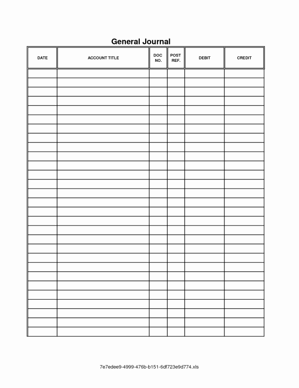 Accounting Journal Template Spreadsheet Templates for