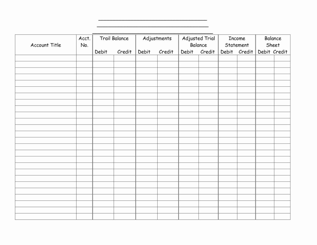 Accounting Spreadsheet Template Accounting Spreadsheet