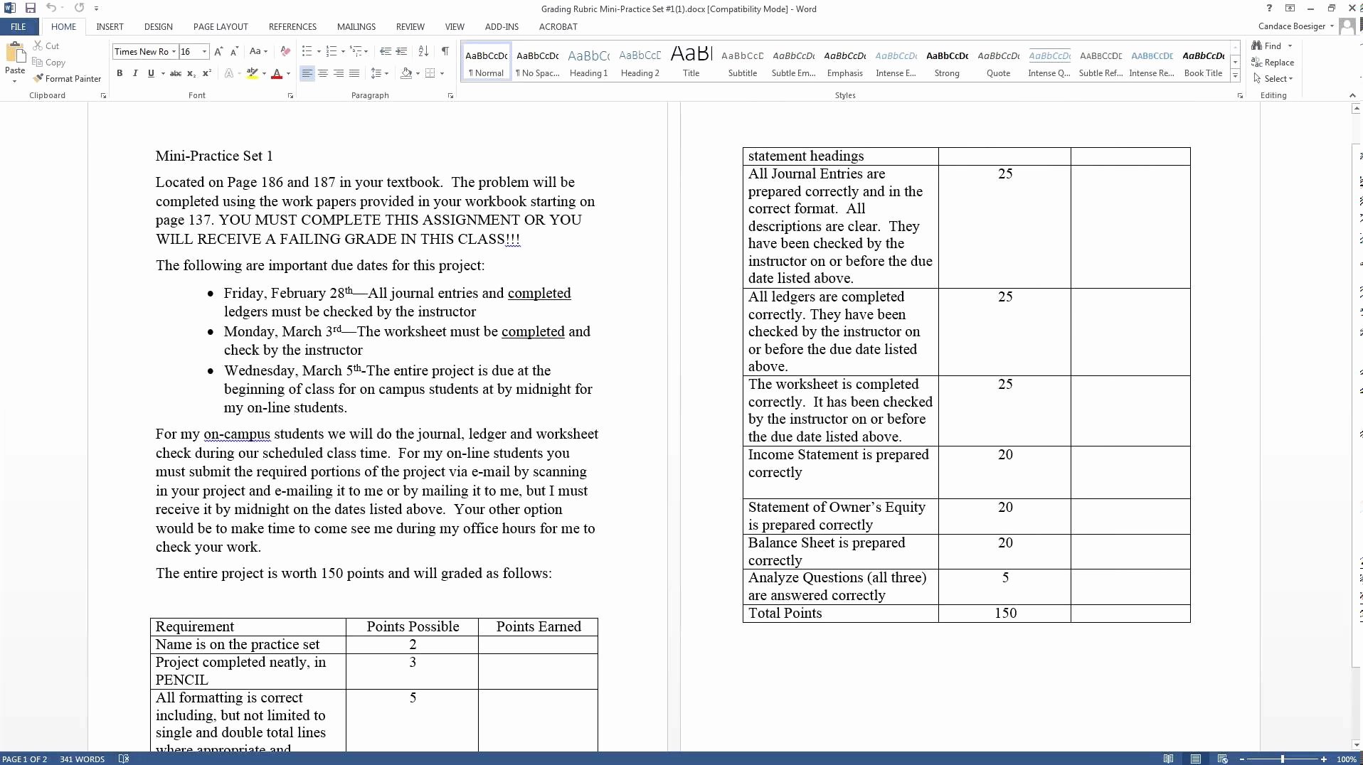 Accounting Worksheets Printable Free Accounting Practice