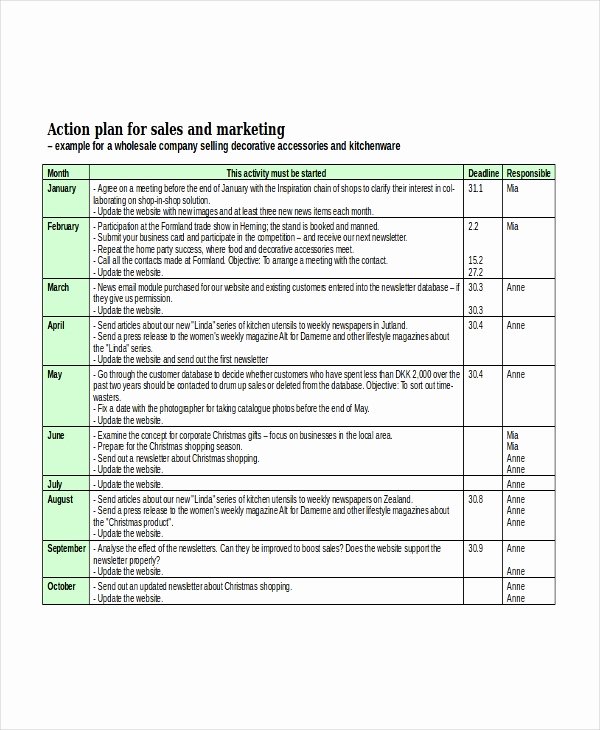 action plan template