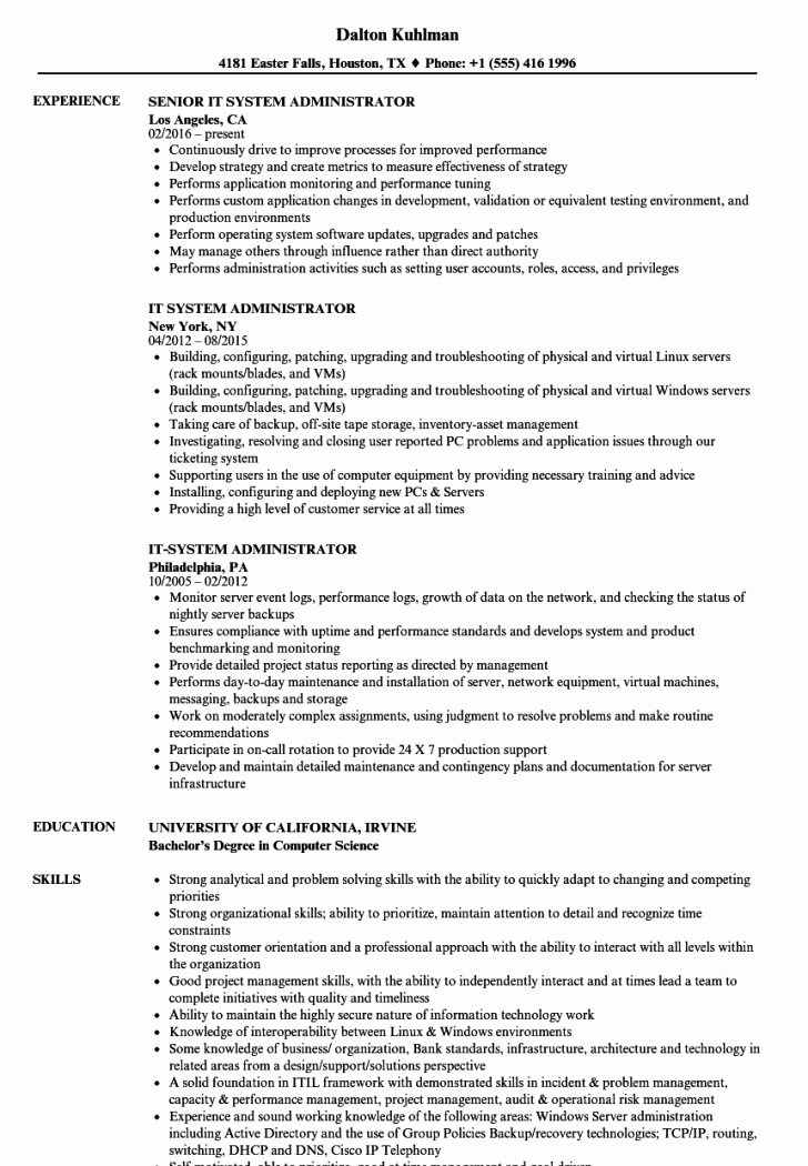 Administration Skills Cv Admission Letter Business Resume