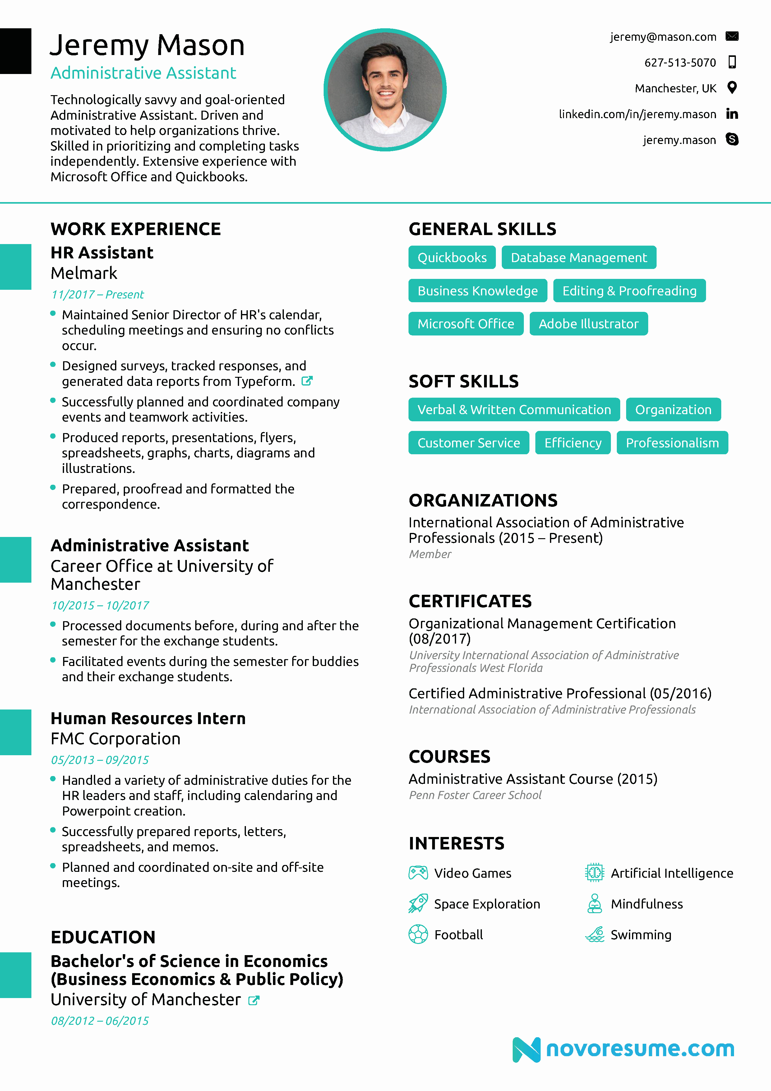 Administrative assistant Resume [2019] Guide &amp; Examples