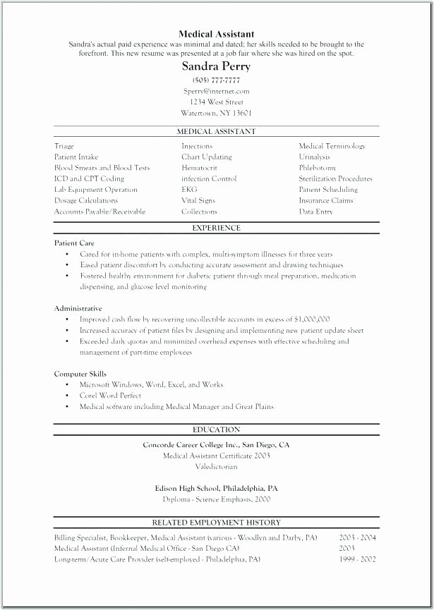 Administrative assistant Resume Objective Medical