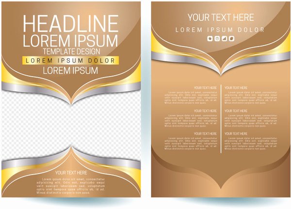 Adobe Illustrator Flyer Template Free Vector