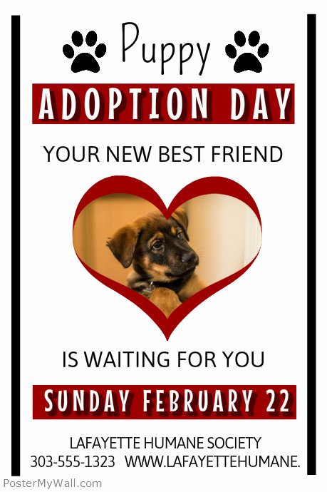 Adoption event Template