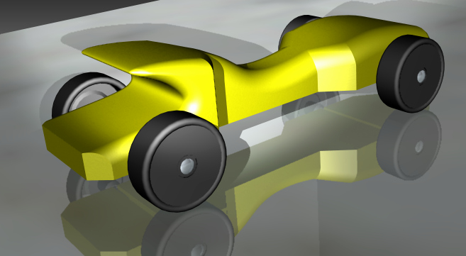 Aerodynamic Design for Pinewood Derby Car