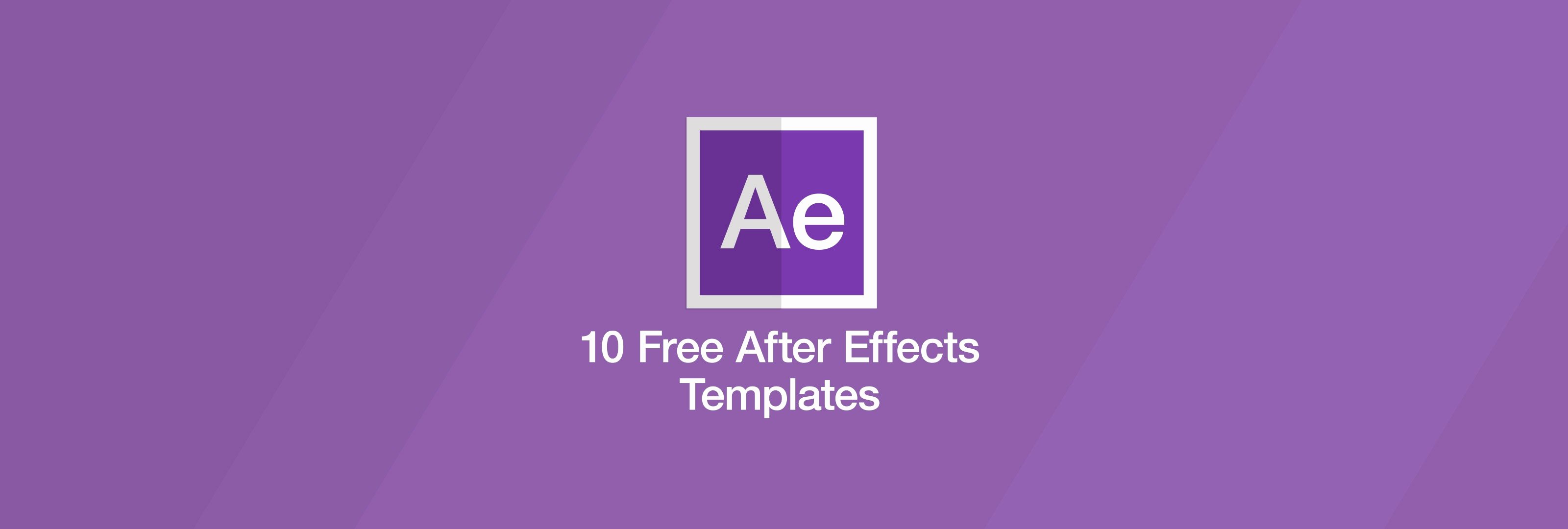 After Effects Templates Free