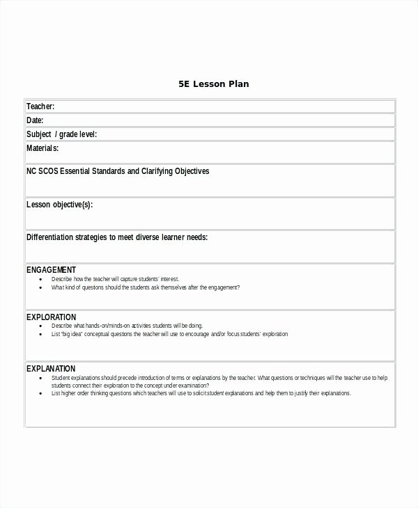 After School Lesson Plan Template Globalsacredcircle