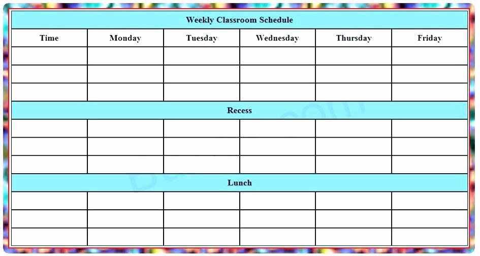 After School Timetable Template Excel software – Clntfrd