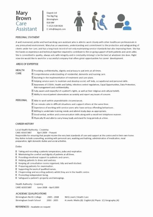 Aged Care Resume Sample Best Resume Collection