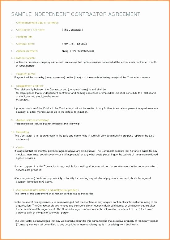 Agent Contract Template Security Pany Uk Business