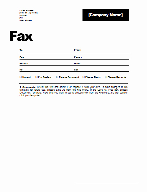 All Templates Fax Cover Letter Template