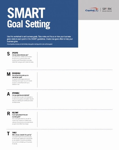 All Worksheets Smart Goal Setting Worksheets Printable