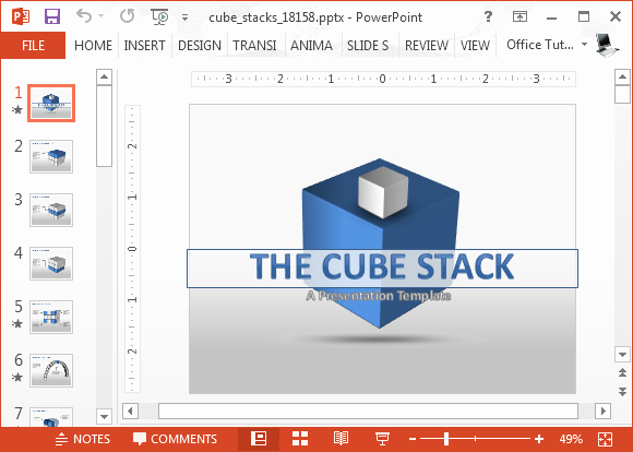 Animated 3d Cube Diagrams for Powerpoint Presentations