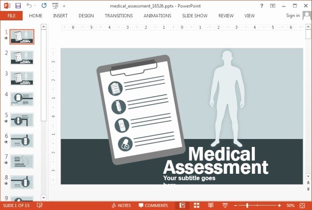 Animated Medicine and Health Powerpoint Templates