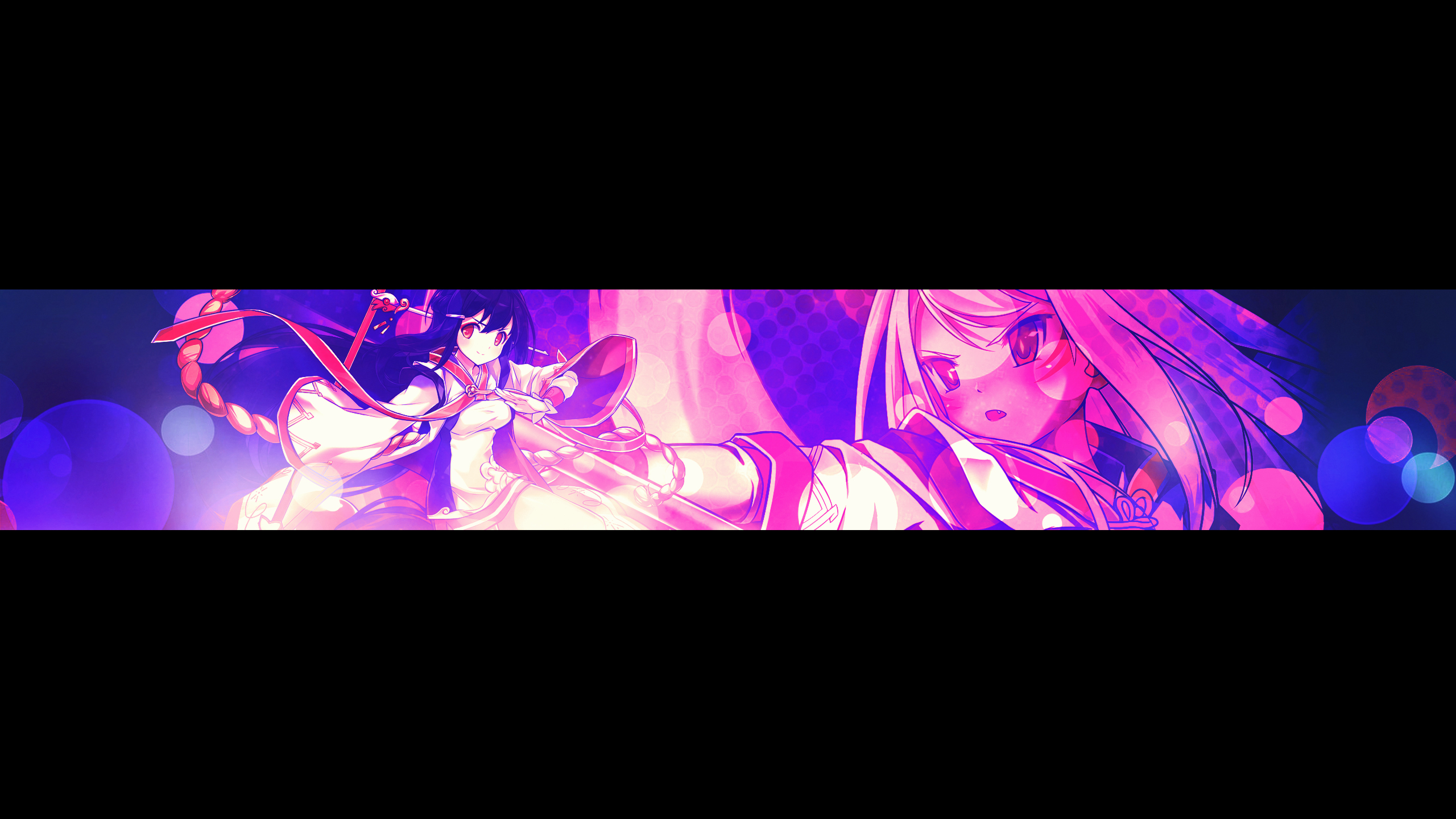 Anime Youtube Banner Template No Text
